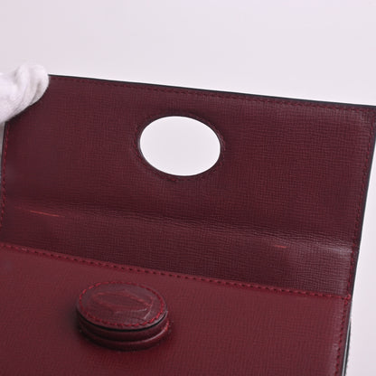 Leather Must Mini Hand Bordeaux