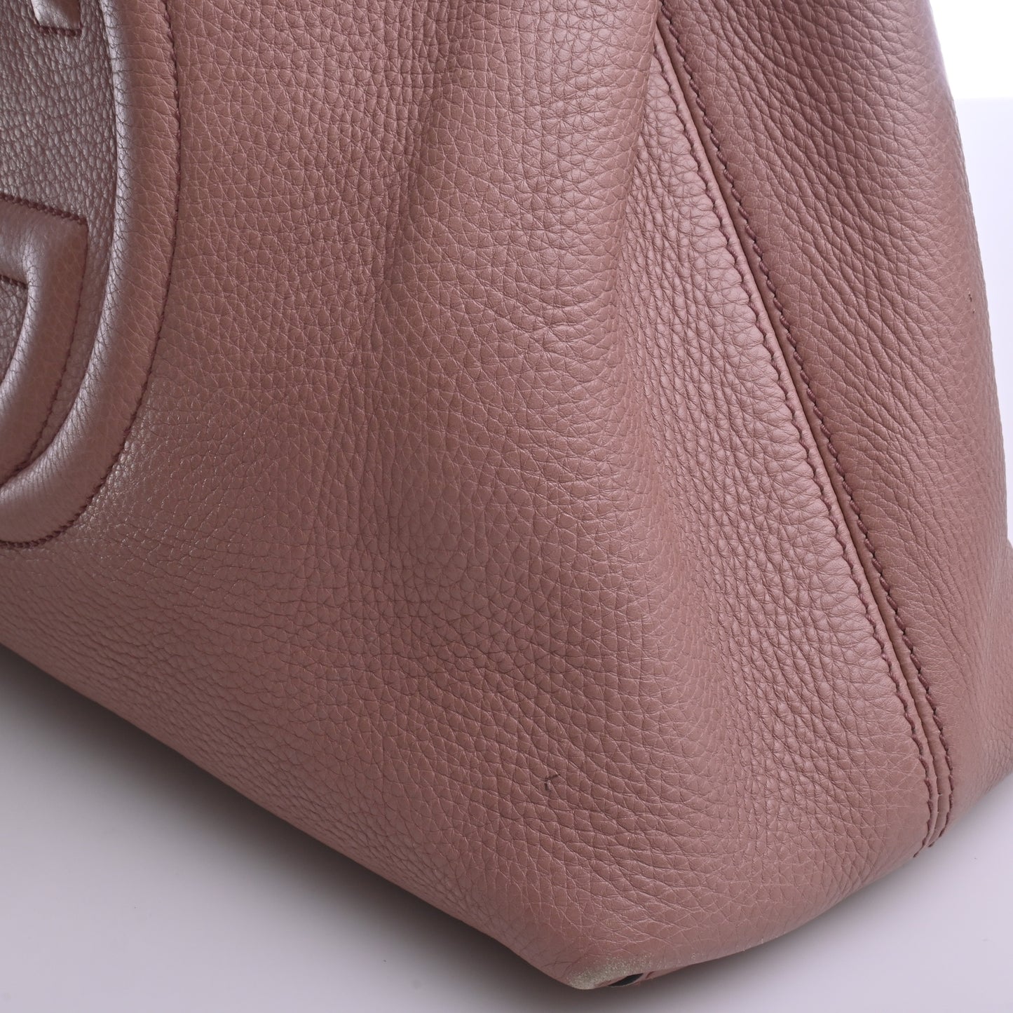 Leather Soho 2WAY Shoulder Bag Pink