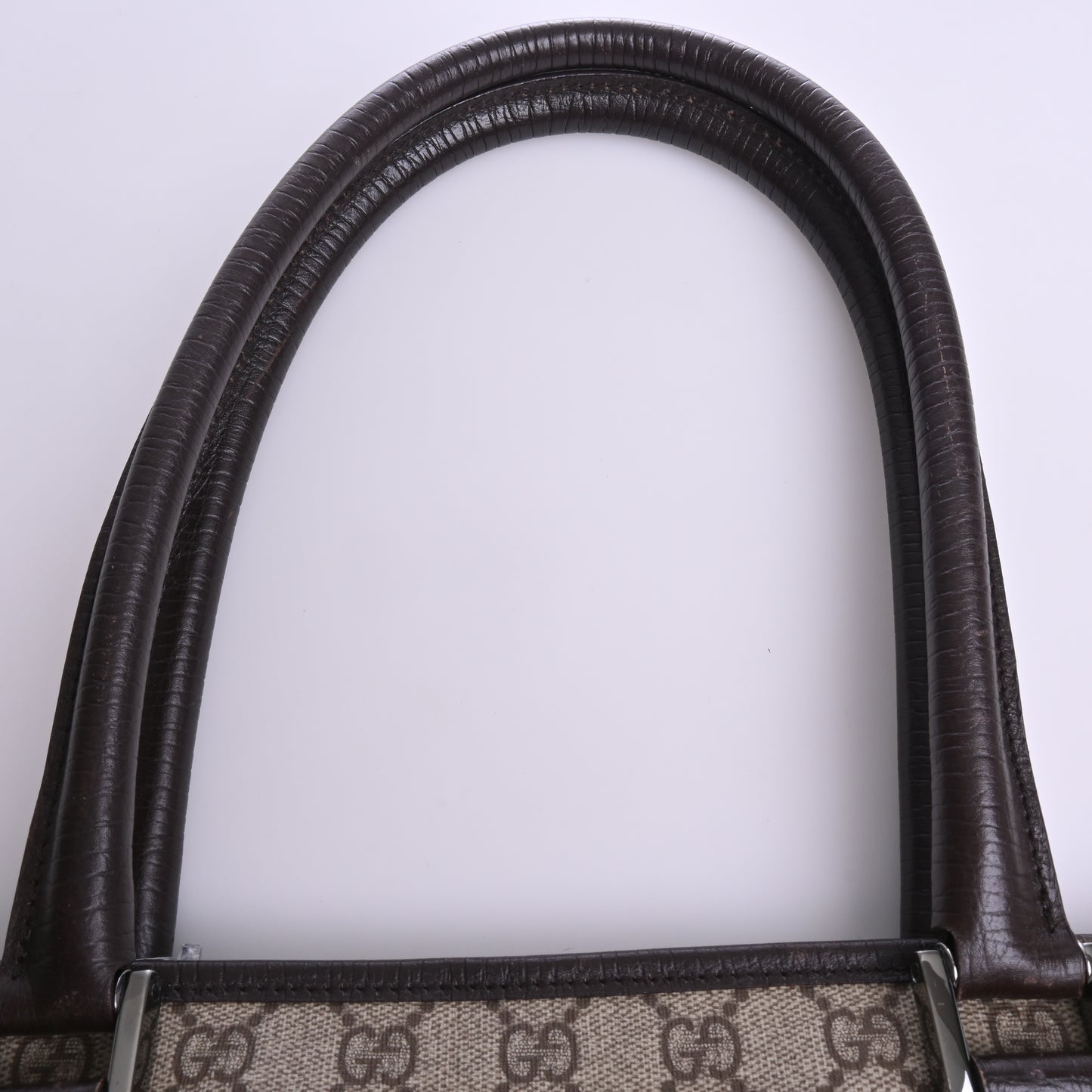 GG Supreme Leather Tote Brown 204991