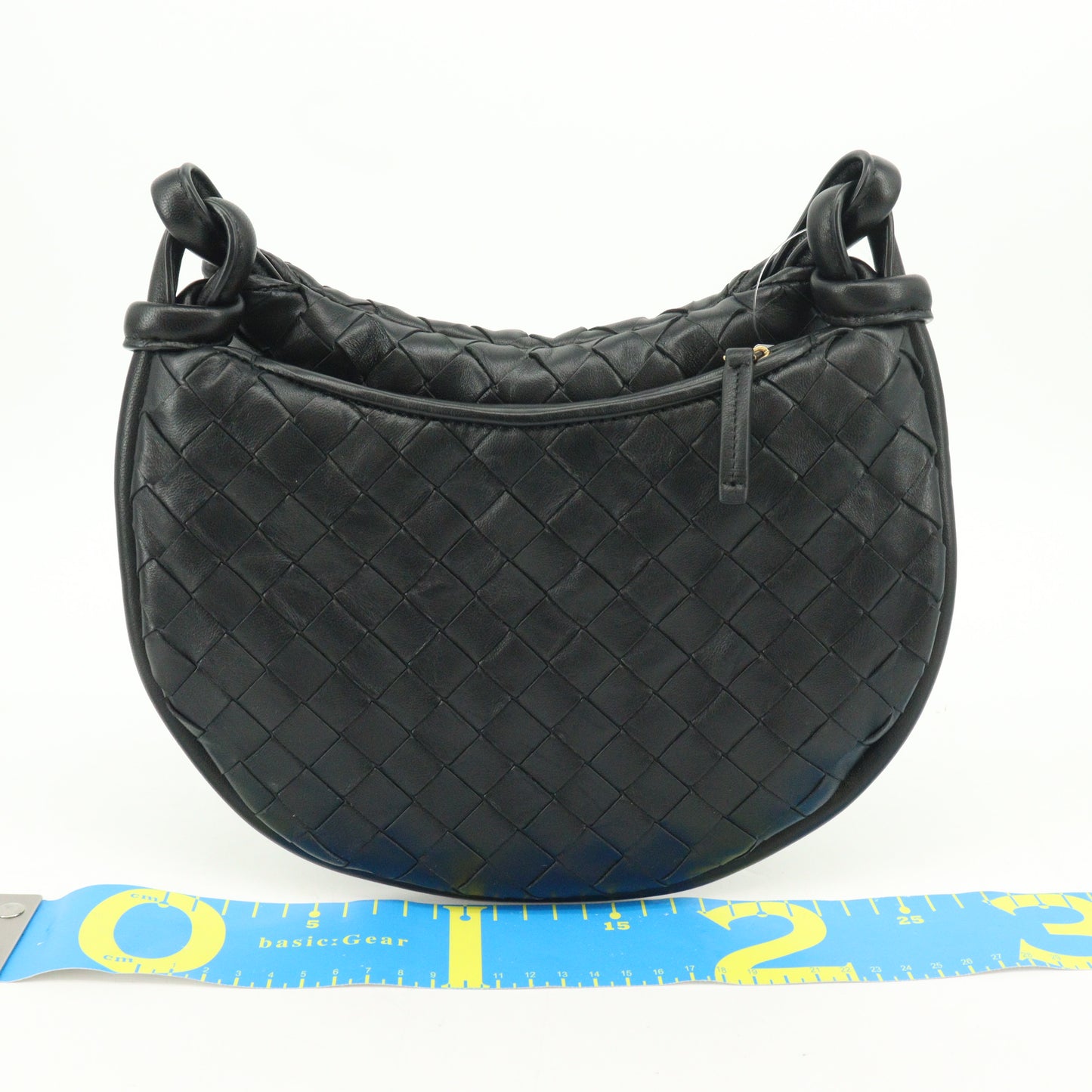 Leather Intrecciato Shoulder Bag