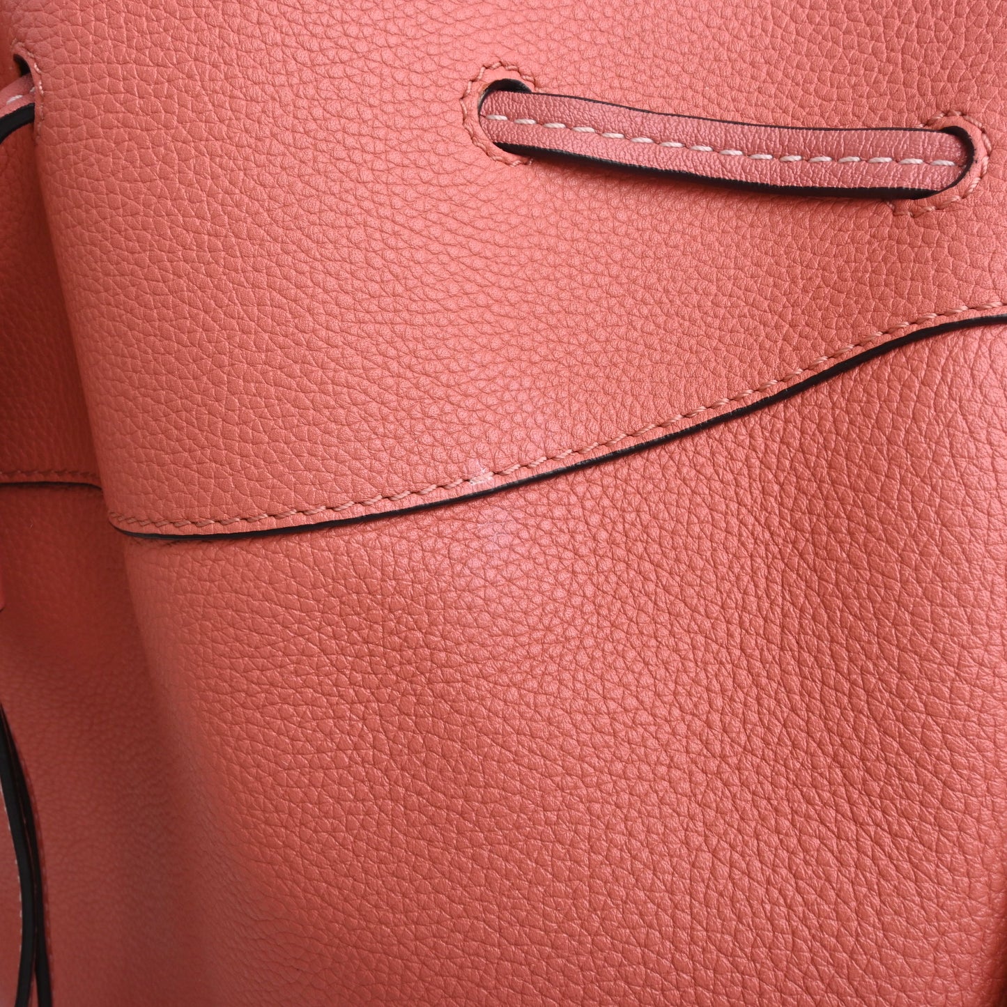 Leather Hammock Shoulder Bag Pink