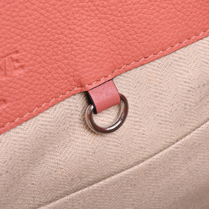 Leather Hammock Shoulder Bag Pink