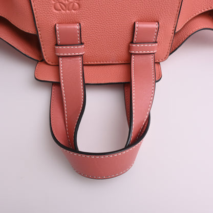 Leather Hammock Shoulder Bag Pink