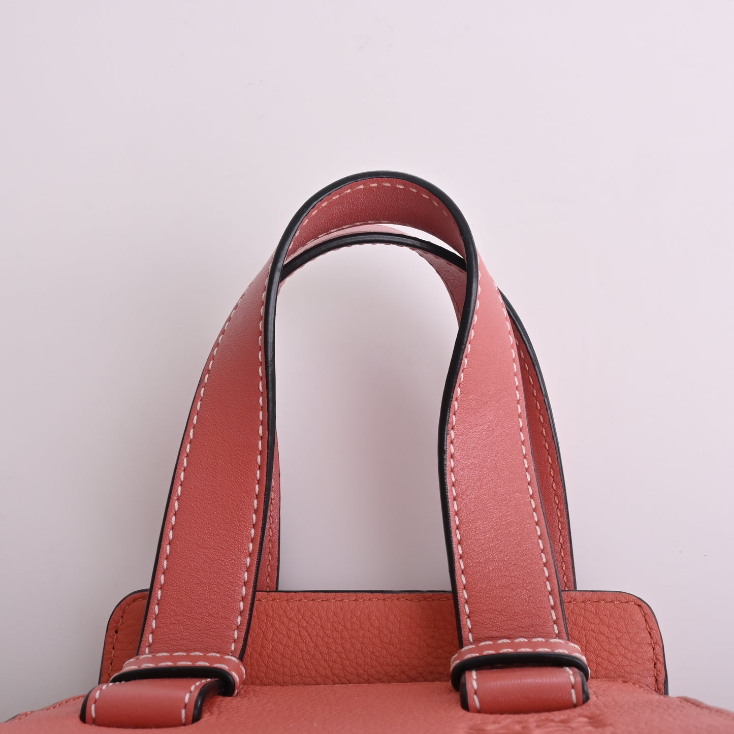 Leather Hammock Shoulder Bag Pink