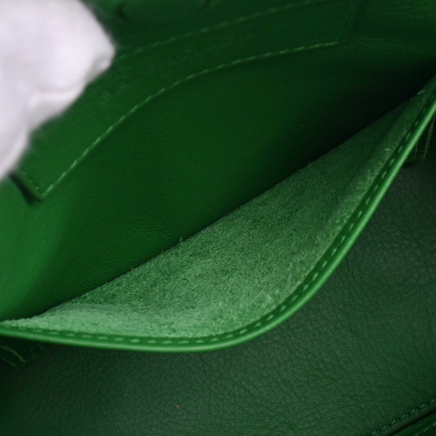 Paper Mini Leather 2WAY Handbag Green