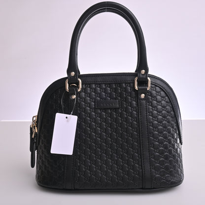 Microsima 2WAY Handbag Black