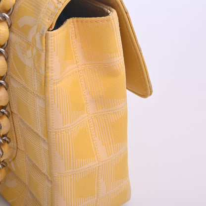 Neutra S/W Chain Shoulder Bag Yellow Silver Hardware 7th Series