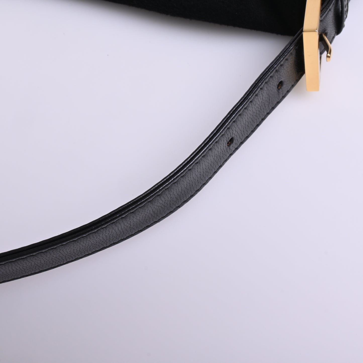 Suede Mamma Shoulder Bag Black