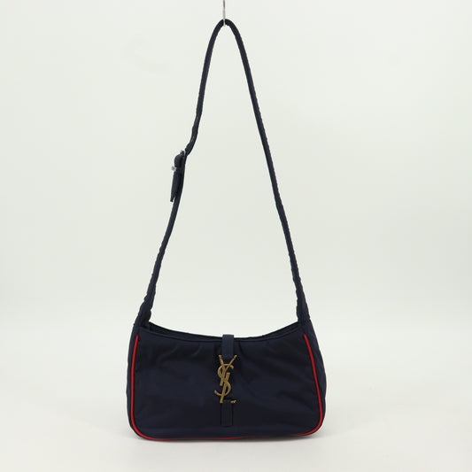 Nylon Shoulder Bag Navy