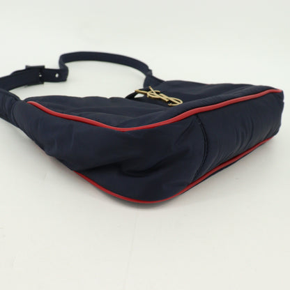 Nylon Shoulder Bag Navy