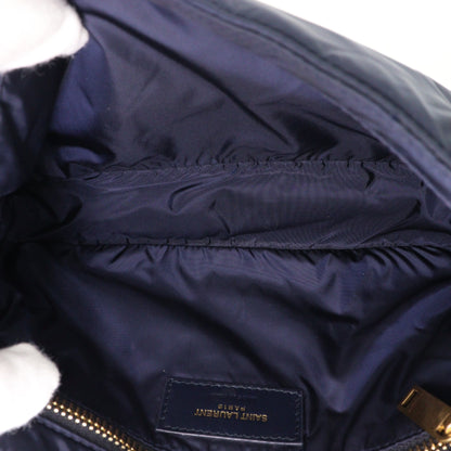 Nylon Shoulder Bag Navy