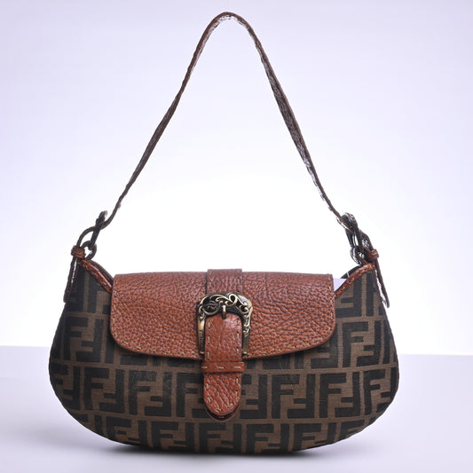 Zucca Selleria Shadow Paisley Semi-Shoulder Bag