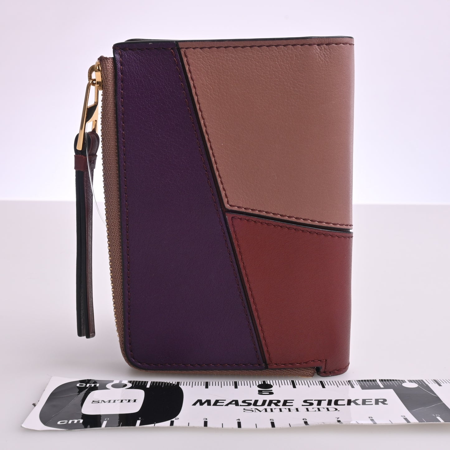 Puzzle Leather Wallet Purple