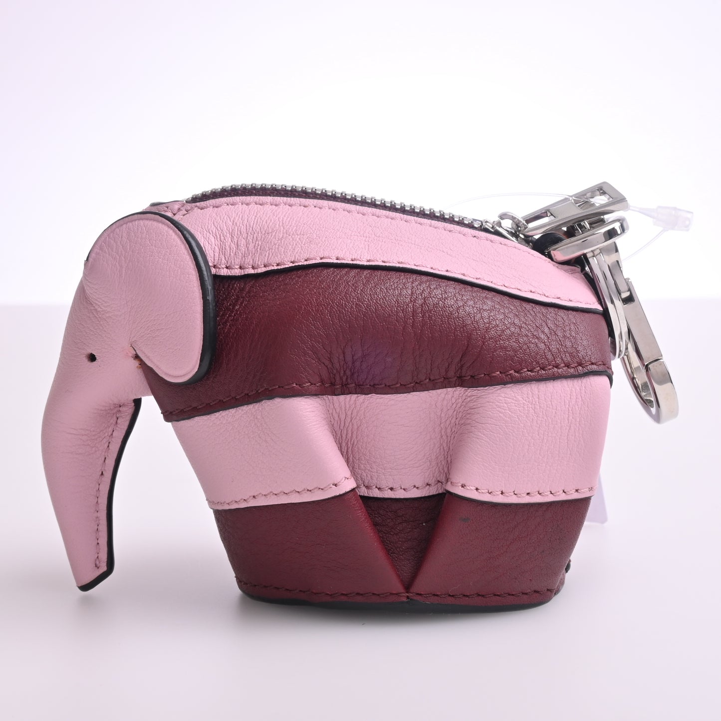 Elephant Leather Coin Case Pink