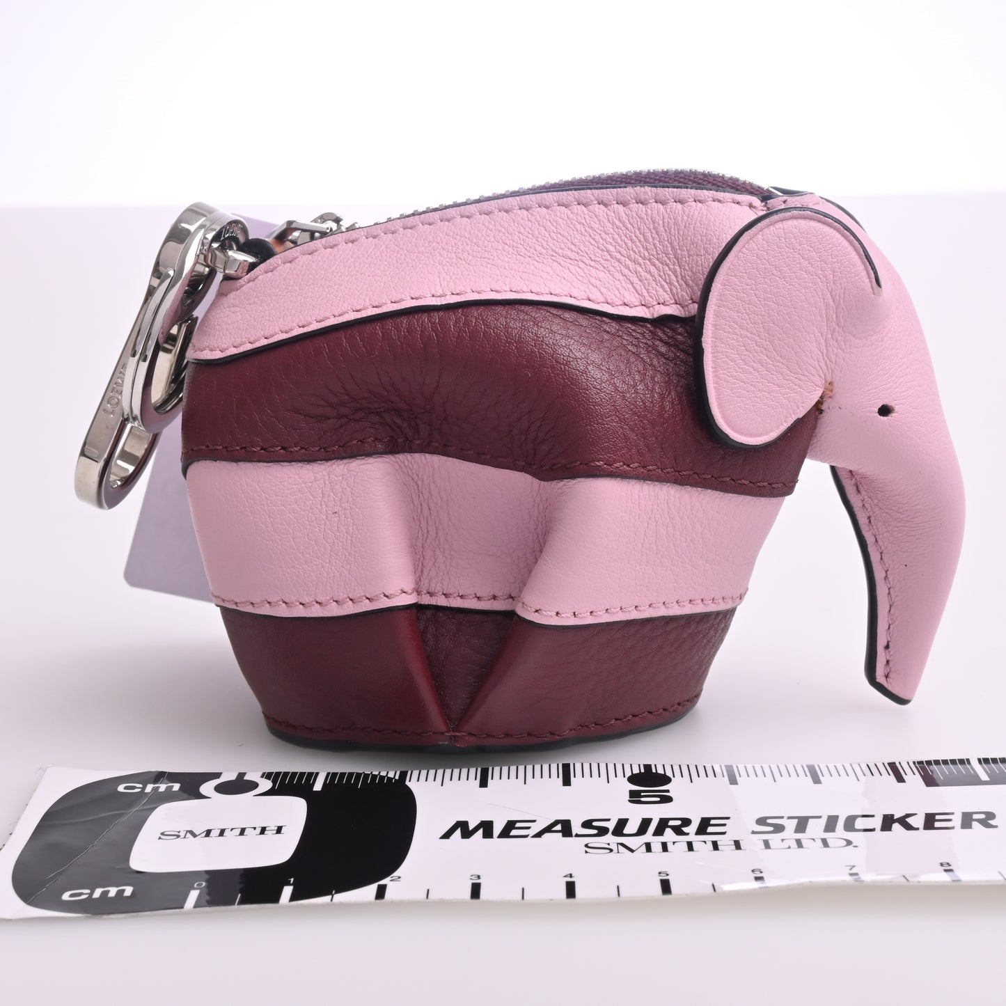 Elephant Leather Coin Case Pink