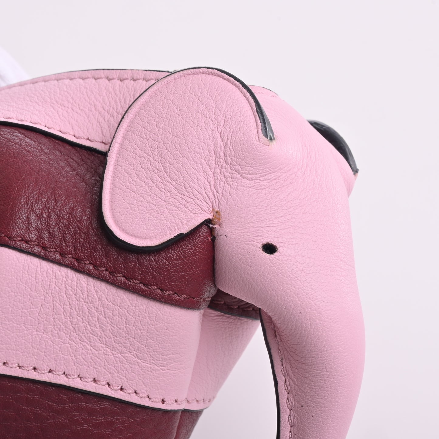 Elephant Leather Coin Case Pink