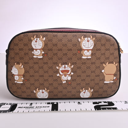 GG Supreme Doraemon Shoulder Bag Red