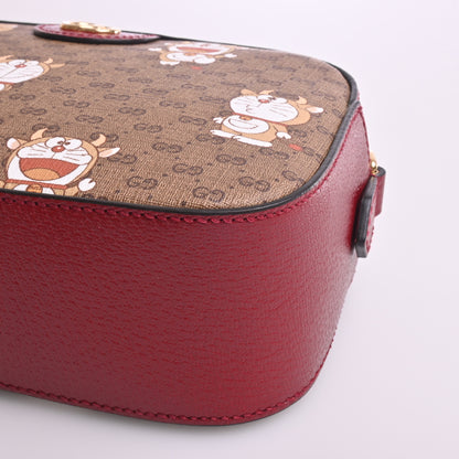 GG Supreme Doraemon Shoulder Bag Red