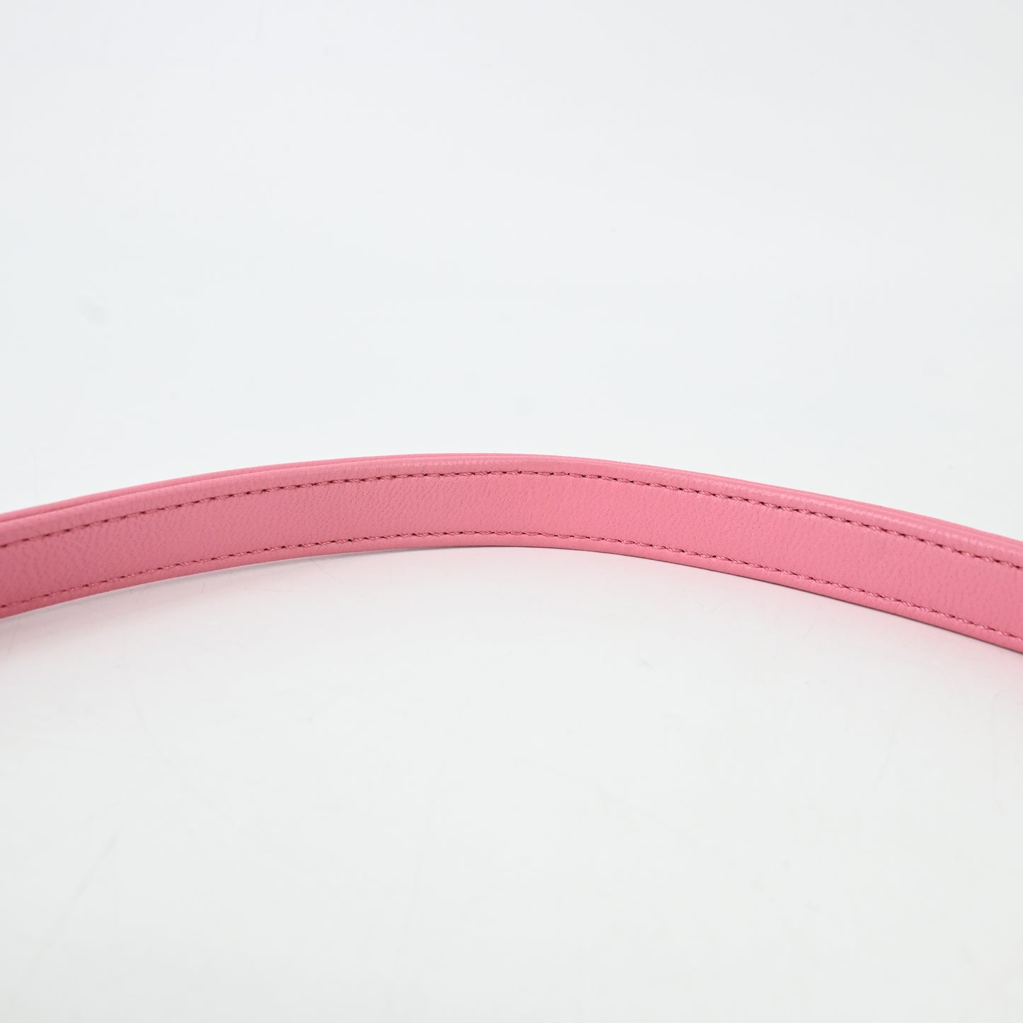 Leather Matelasse Vanity Chain Shoulder Bag Pink G Metal Fittings 30 Series