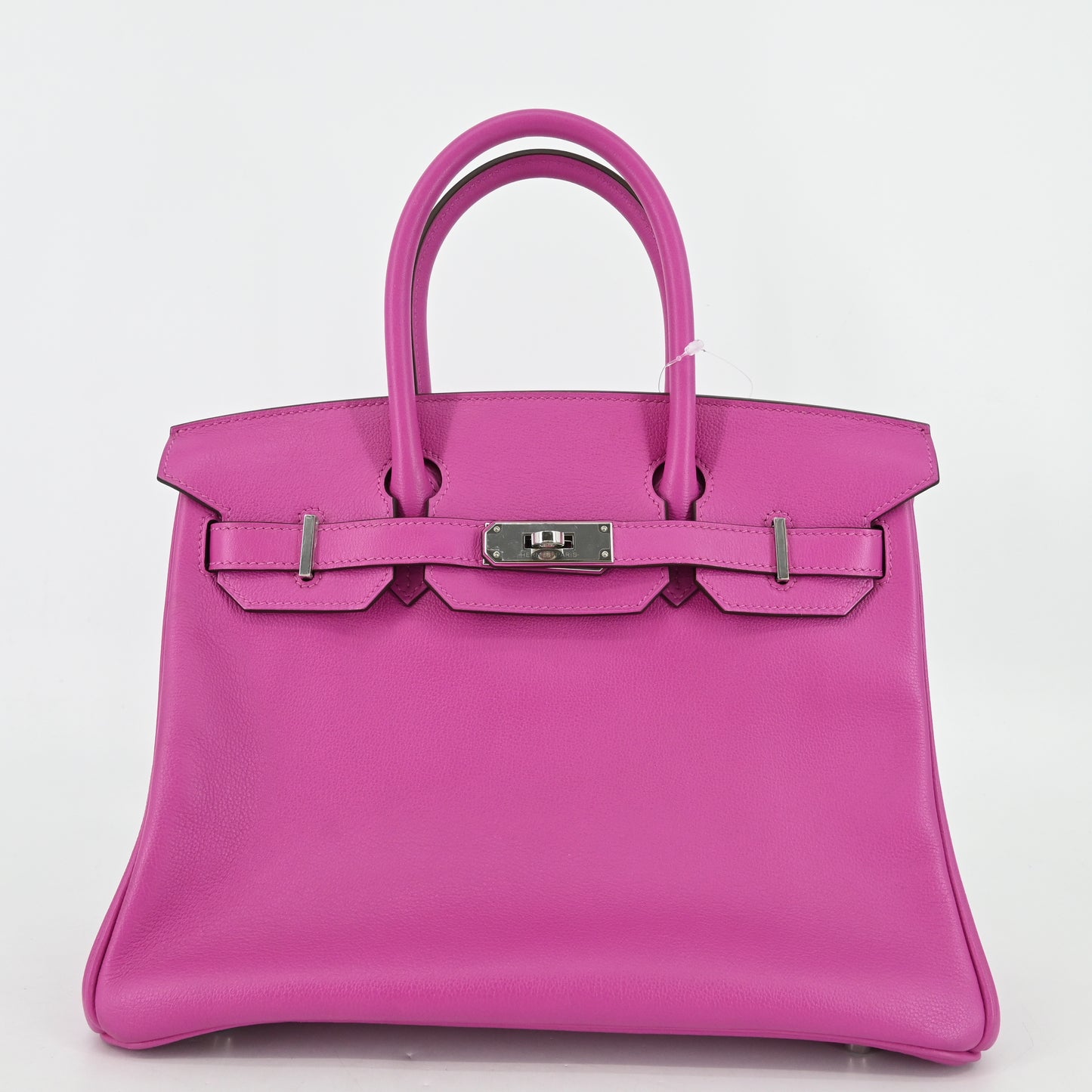 Taurillon Nobyo Birkin 30 Magnolia Silver hardware C stamp