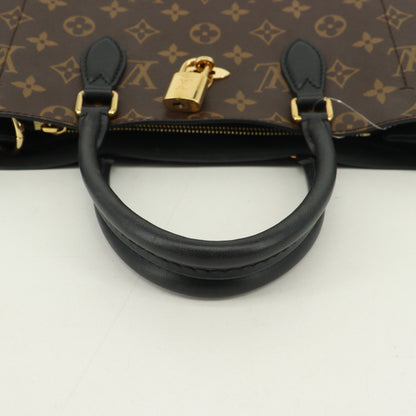 Monogram Flower Tote Black C Tip