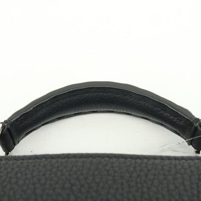 Leather Peekaboo 2WAY Handbag Black