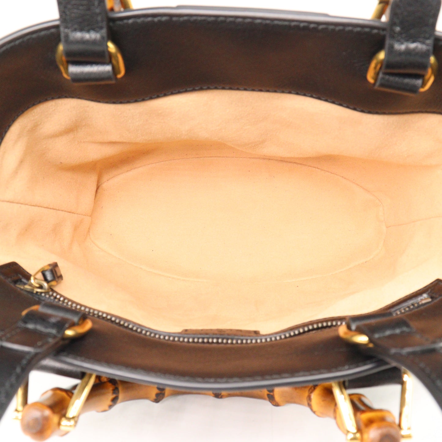 Leather Bamboo Diana Small Black