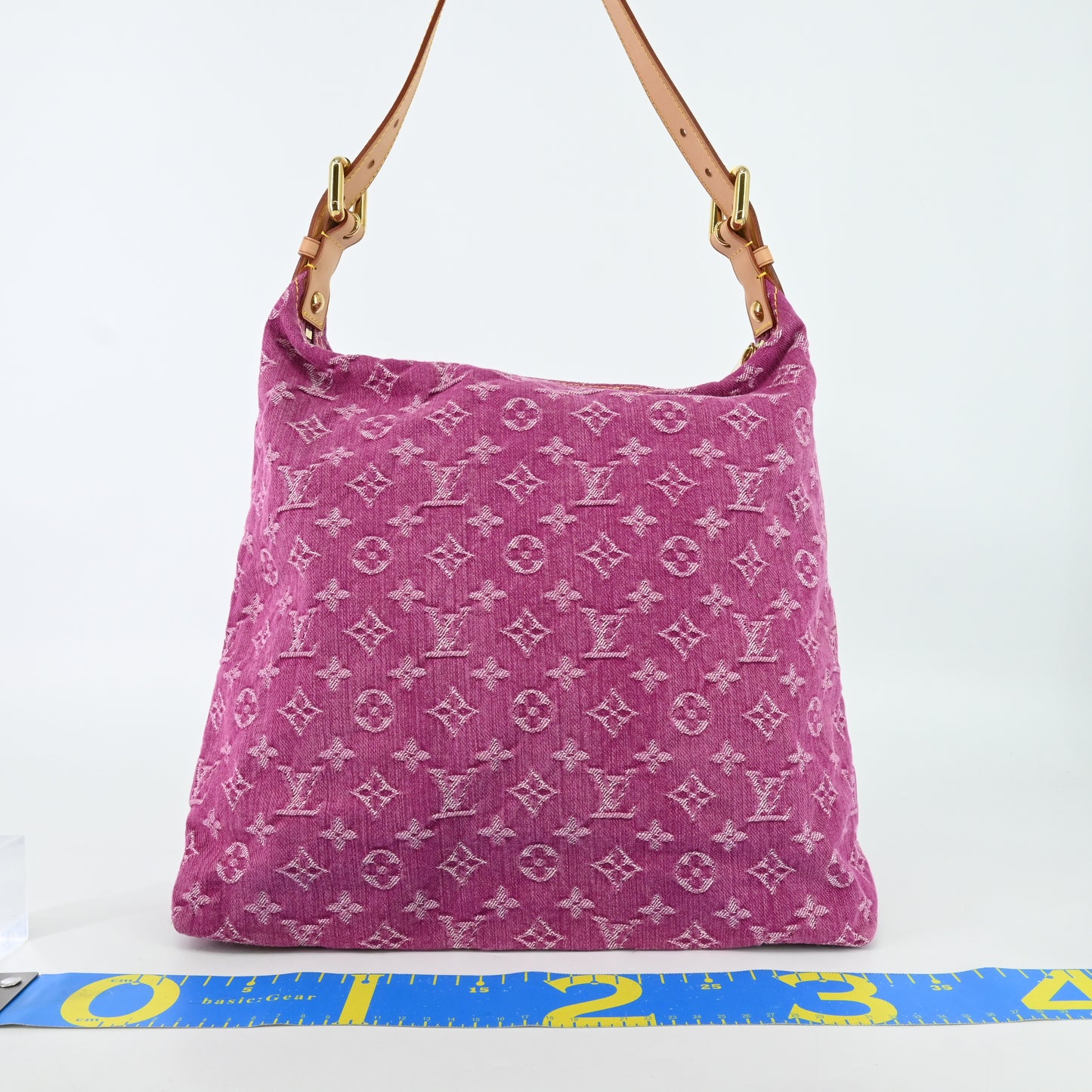 Monogram Denim Baggy GM Pink FL0026