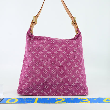 Monogram Denim Baggy GM Pink FL0026