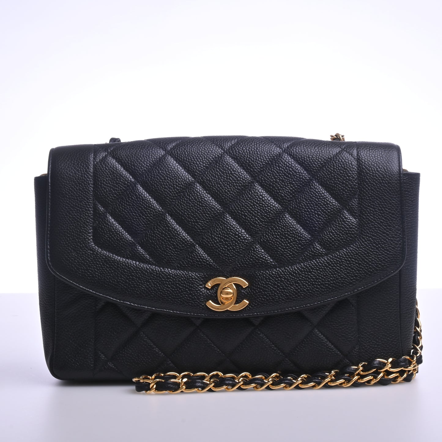 Caviar Matelasse Diana Black G Hardware Series4