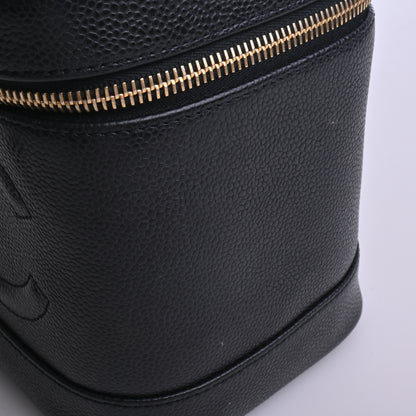 Caviar Vanity Bag Black G Metal Fittings Series 7