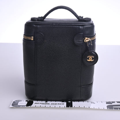 Caviar Vanity Bag Black G Metal Fittings Series 7