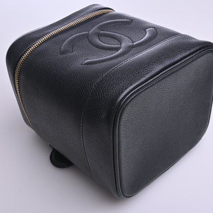 Caviar Vanity Bag Black G Metal Fittings Series 7