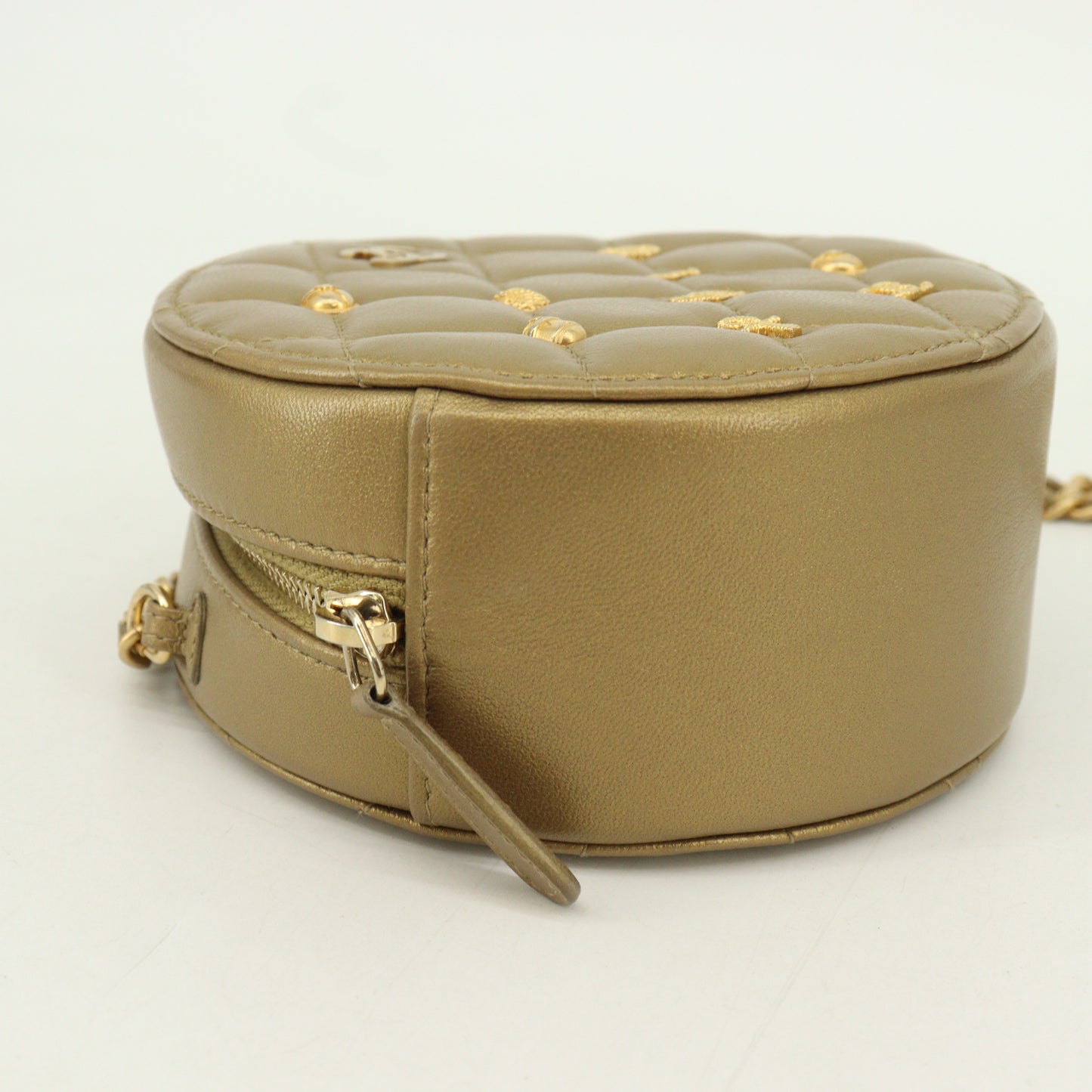 Lambskin Matelasse Mini Chain Shoulder Bag Gold G Hardware 28 Series