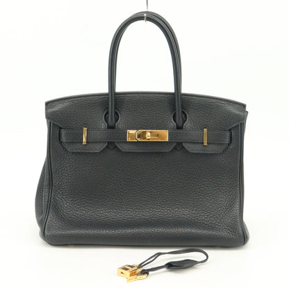 Togo Birkin 30 Black G hardware A stamp