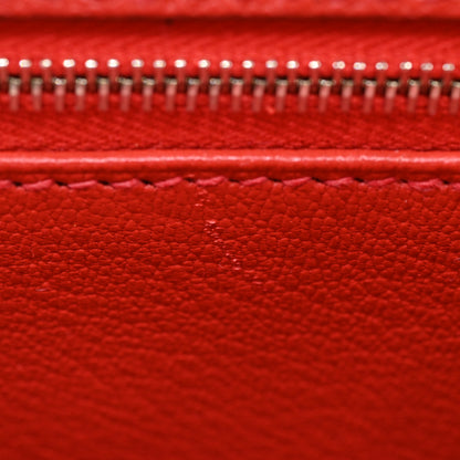 Togo Birkin 30 Red Silver hardware □Q stamp