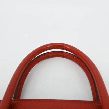 Togo Birkin 30 Red Silver hardware □Q stamp