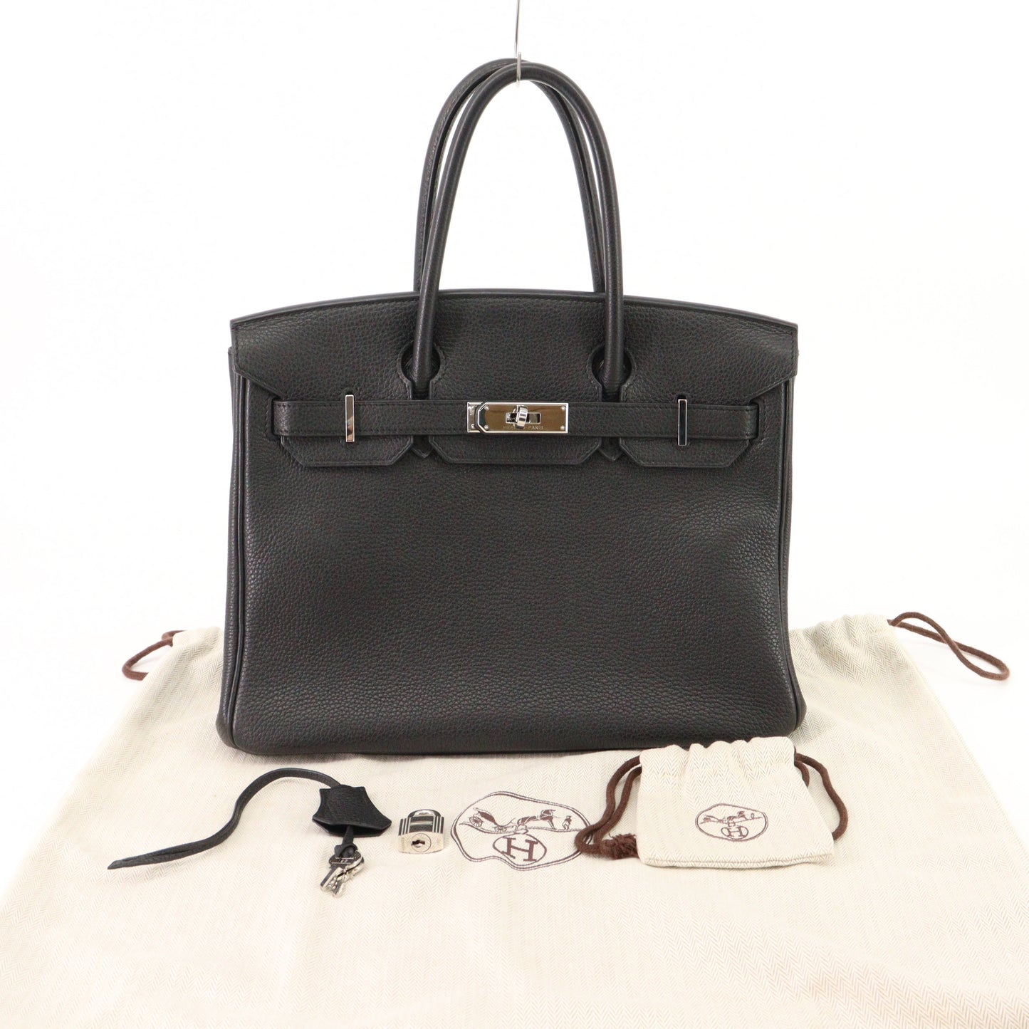 Togo Birkin 30 SV hardware black L stamp