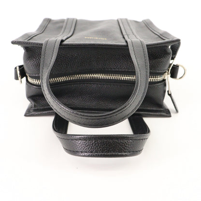 Leather Bazaar 2WAY Handbag Black