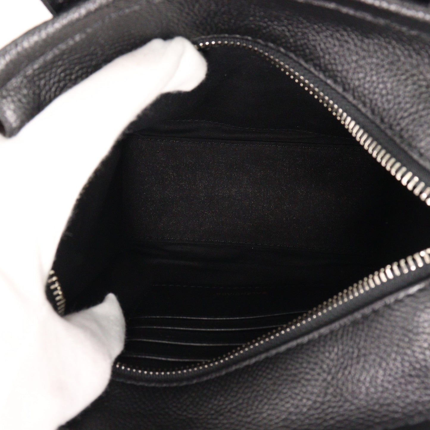 Leather Bazaar 2WAY Handbag Black