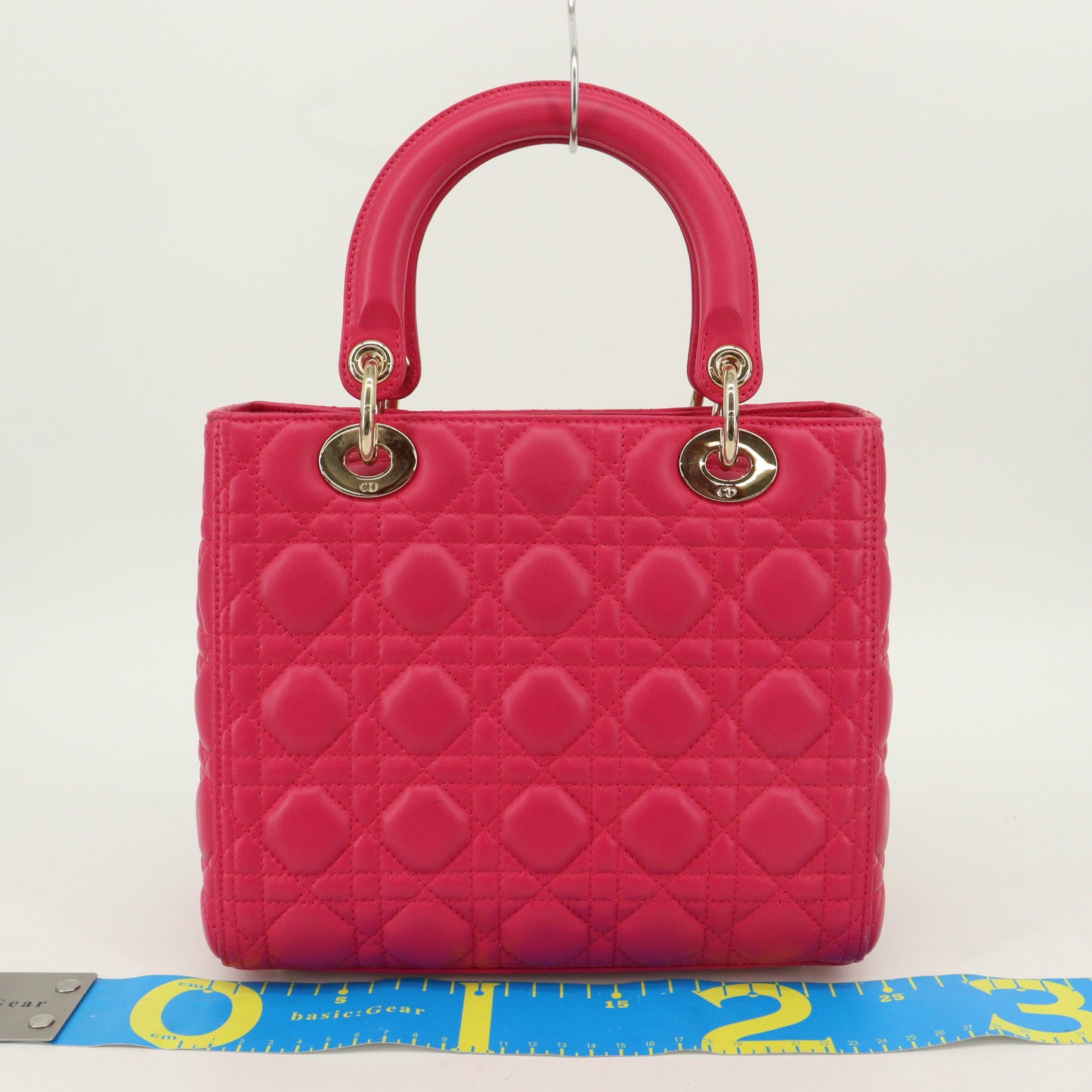 Lady Dior 2WAY handbag pink G metal fittings