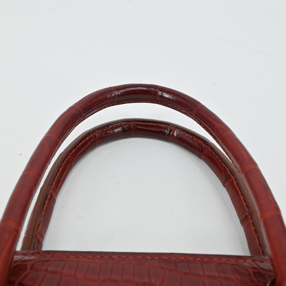 Niloticus Birkin 30 Rouge Ash Silver hardware E stamp