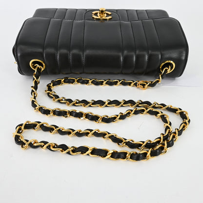 Lambskin Mademoiselle Matelasse Chain Shoulder Bag G Metal Fittings Series 2