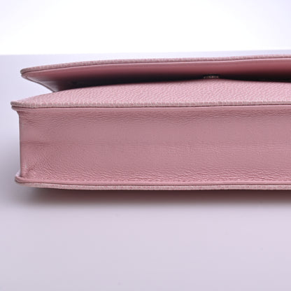 Caviar Chain Wallet Pink Silver Hardware 16th Series