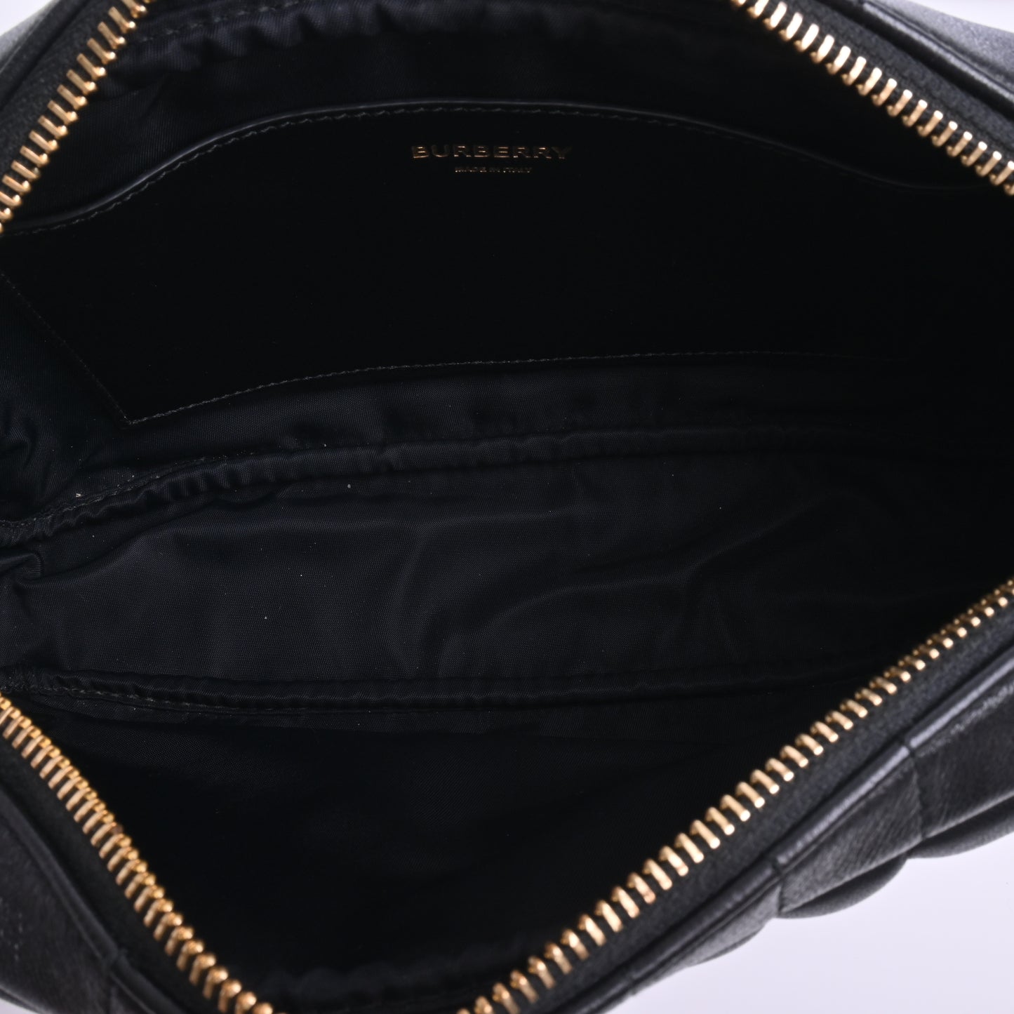 TB logo leather shoulder bag