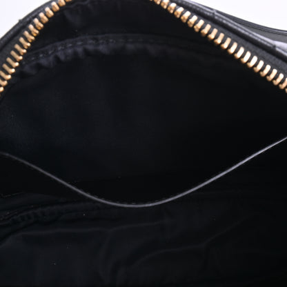 TB logo leather shoulder bag