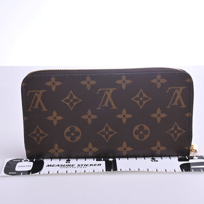 Monogram Zippy Wallet Round Zipper Long Wallet IC Chip