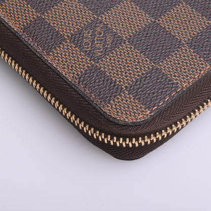 Damier Zippy Organizer Round Zipper Long Wallet VI0096