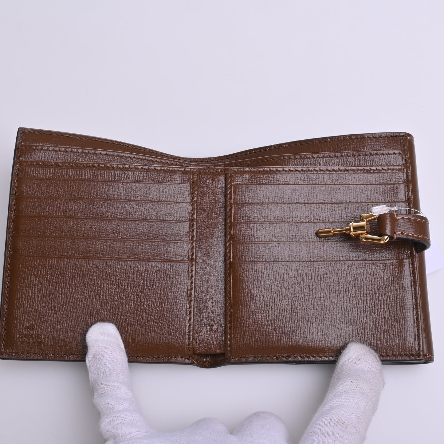 Jackie 1961 GG Supreme Leather French Flap Bi-Fold Wallet