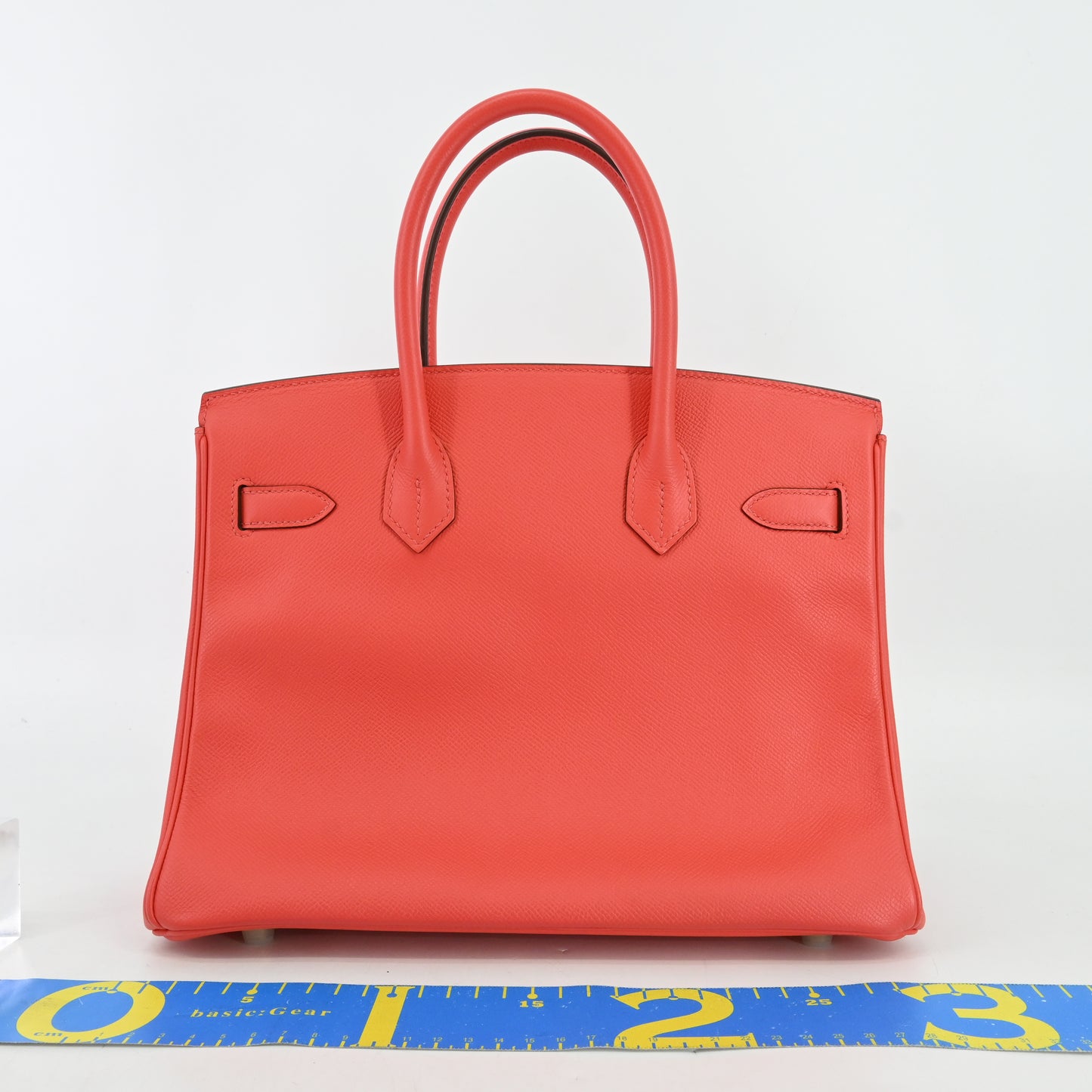 Epsom Birkin 30 Rouge Tomato G hardware X stamp